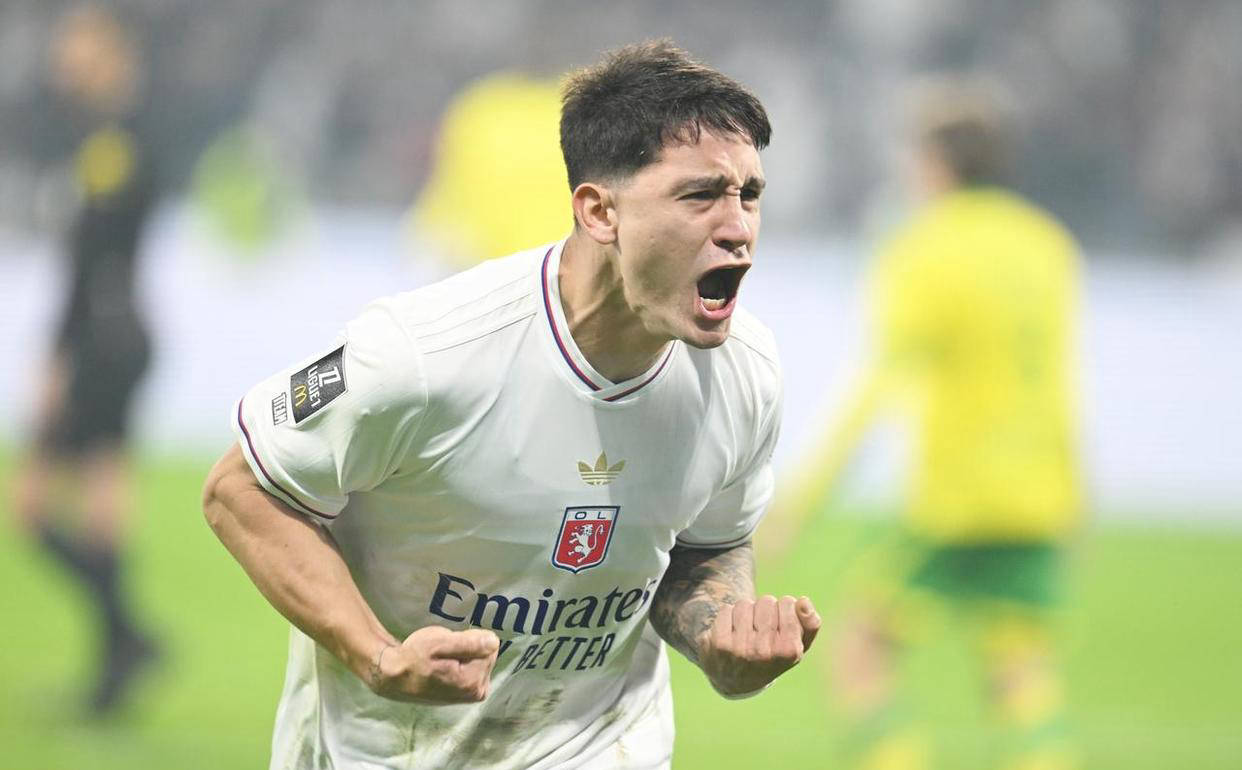 3-0完胜，24岁国米旧将爆发：无解双响炮助力里昂两连胜，逼近法甲前四